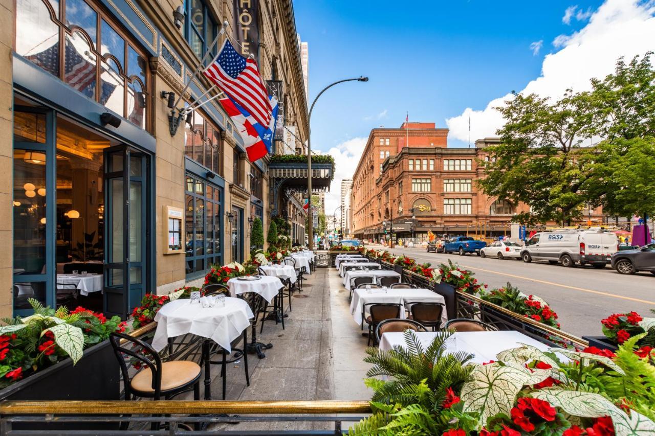 Hotel Birks Montreal Exterior foto The outdoor seating area